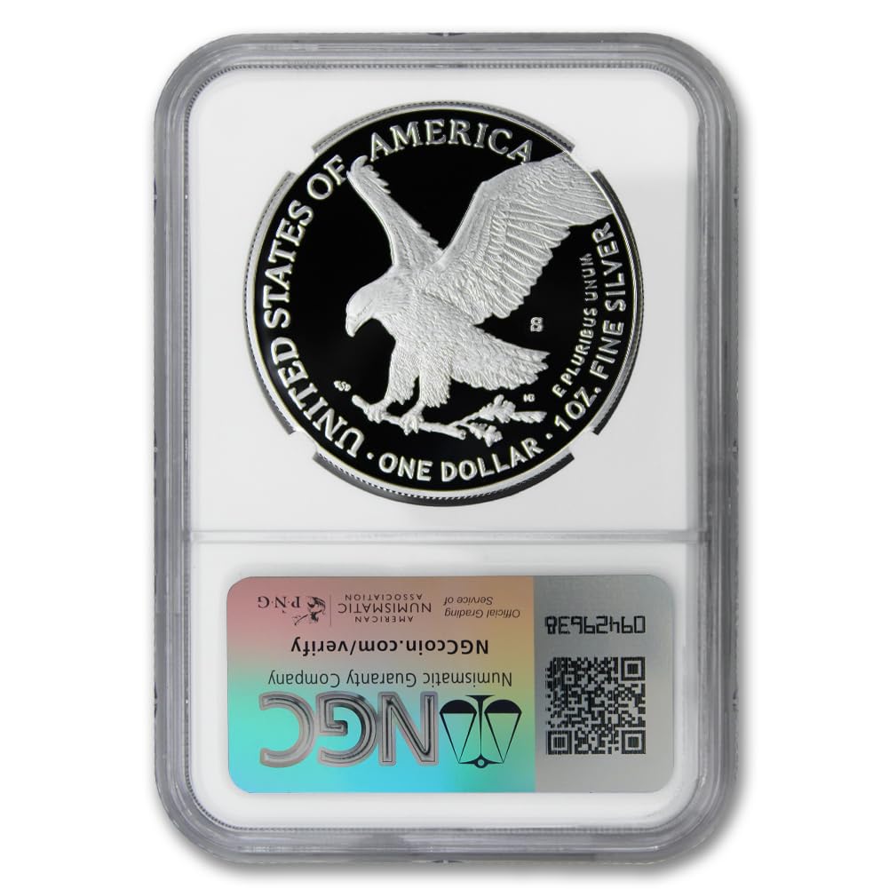 2024 S 1 oz American Silver Eagle Proof Coin PF-70 Ultra Cameo $1 NGC PF70UCAM