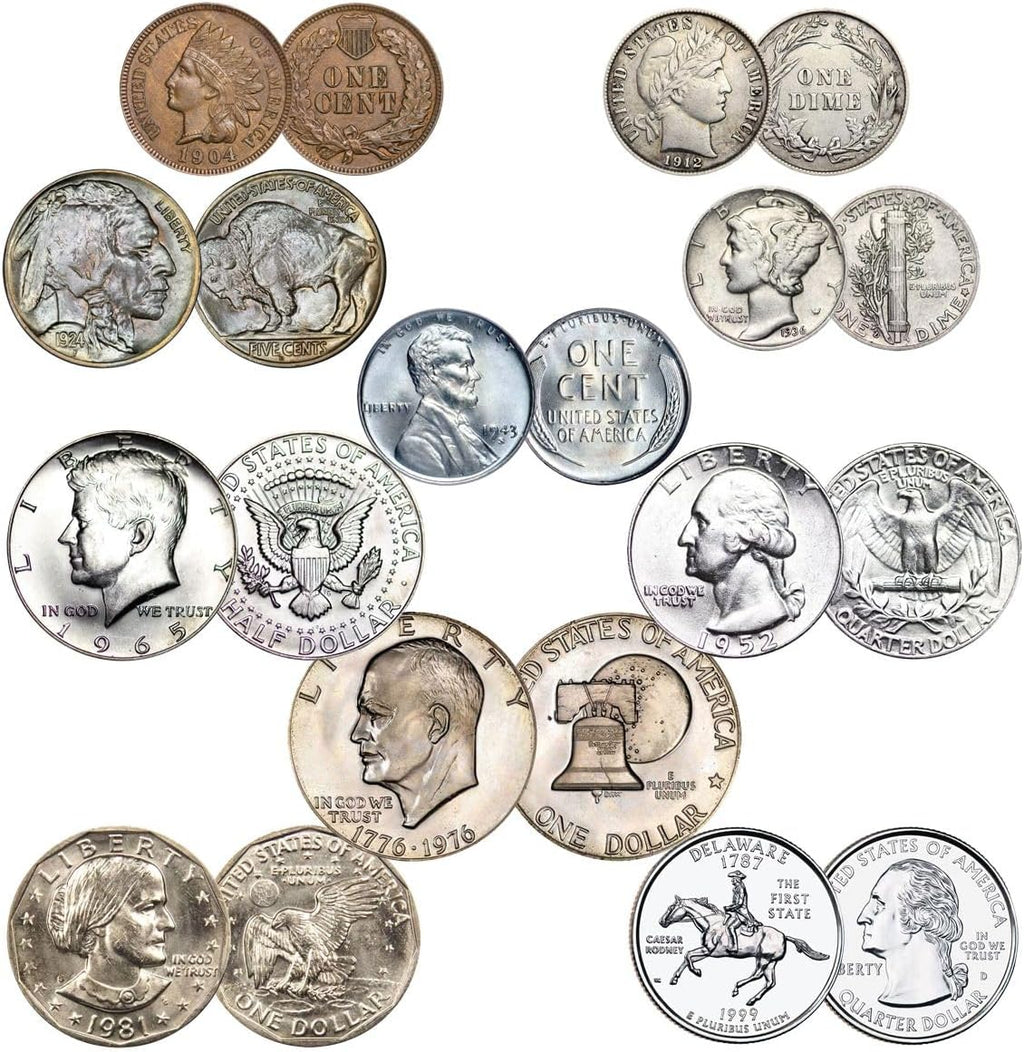 A Century of U.S. Coins (10 Coin Set)