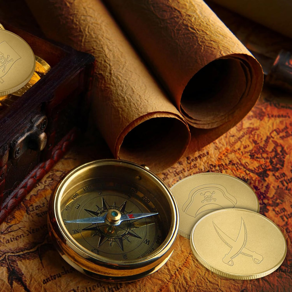 Blank Challenge Coins Threaded Edged 40 mm with Acrylic Box for Engraving Blanks Coin Laser Engravable Pattern for DIY Crafts Birthday Travel Collection