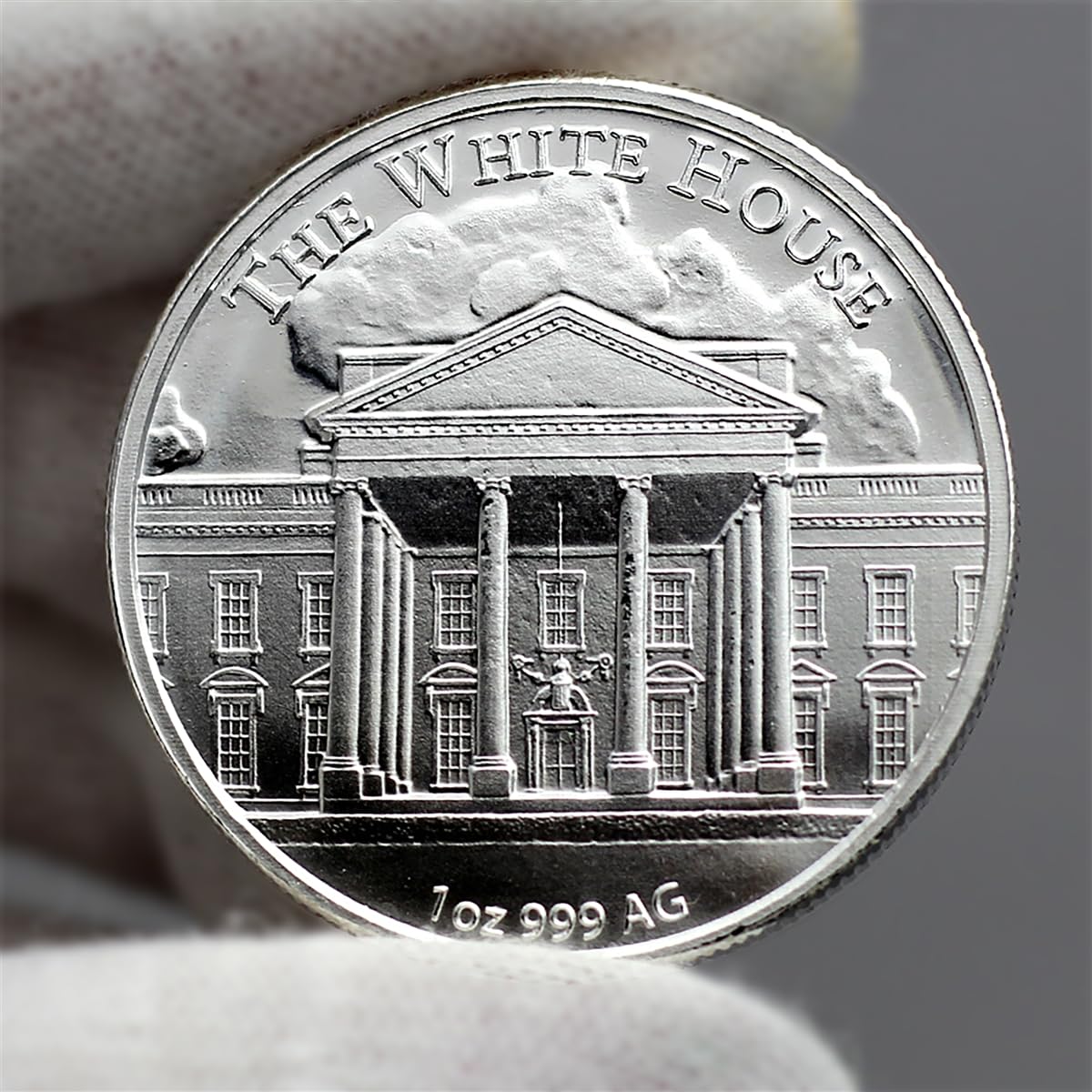 2025 President Trump 47th President 1oz .999 Silver Coin in Air Tite Holder Dollar Uncirculated