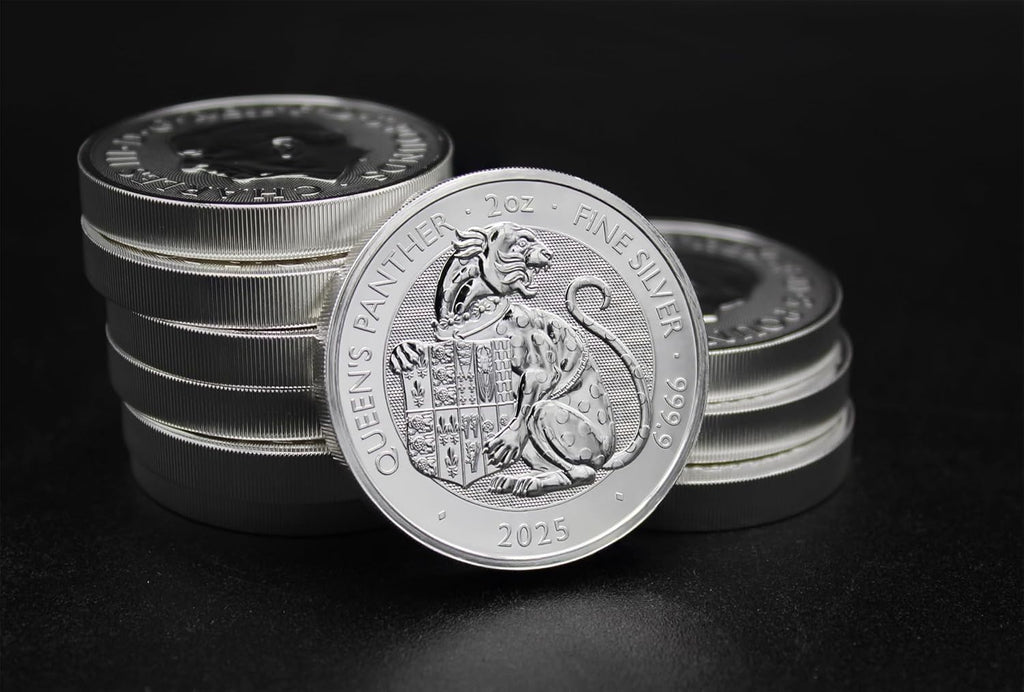 2025 2 oz British Silver Royal Tudor Beasts - Queen's Panther Coin Brilliant Uncirculated with a Certificate of Authenticity £5 Seller BU