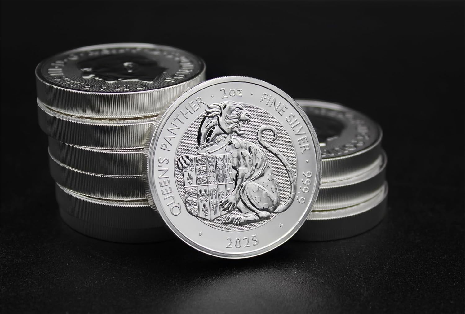 2025 2 oz British Silver Royal Tudor Beasts - Queen's Panther Coin Brilliant Uncirculated with a Certificate of Authenticity £5 Seller BU