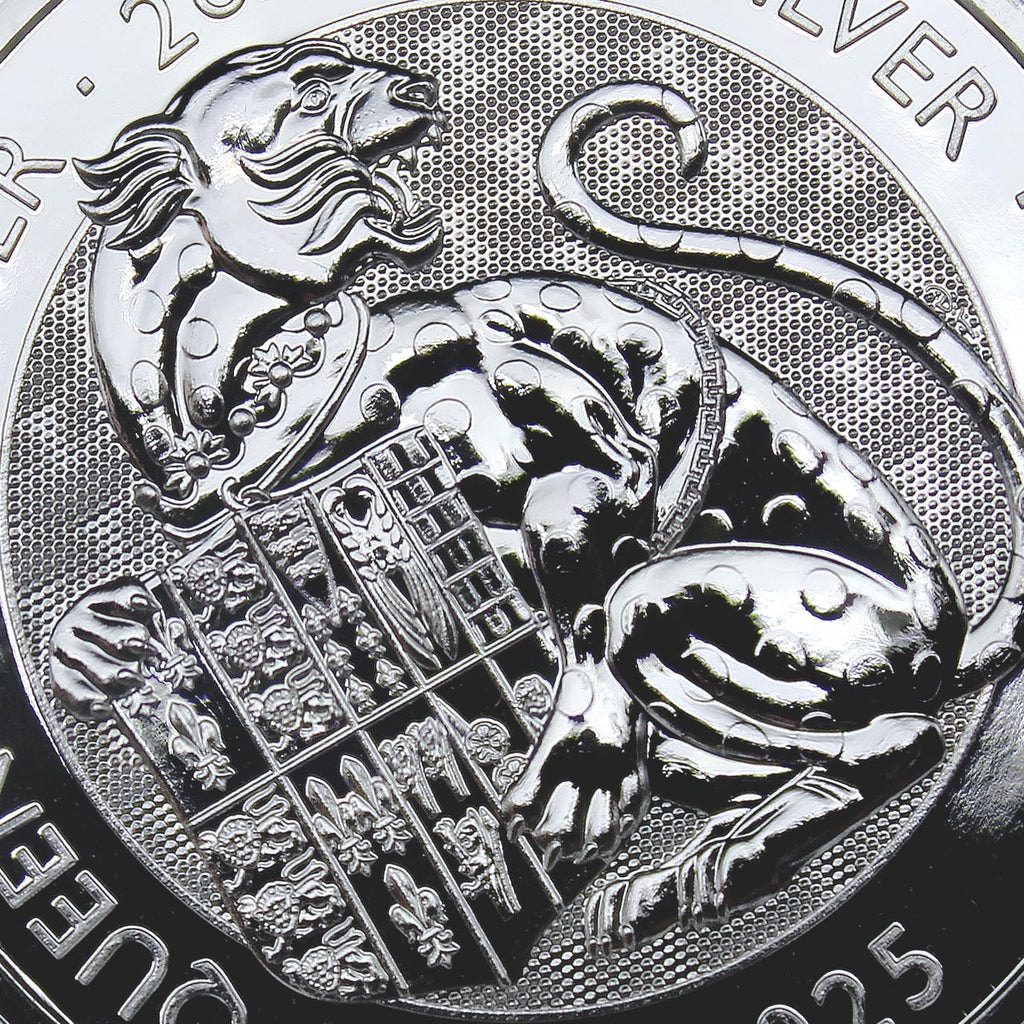 2025 2 oz British Silver Royal Tudor Beasts - Queen's Panther Coin Brilliant Uncirculated with a Certificate of Authenticity £5 Seller BU