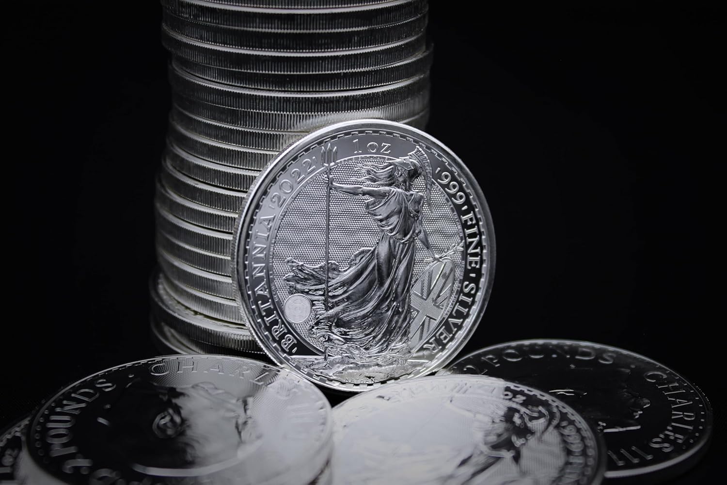 1997 - Present (Random Year) GB 1 oz Silver Britannia Coin Brilliant Uncirculated with Certificate of Authenticity £2 GBP Seller BU