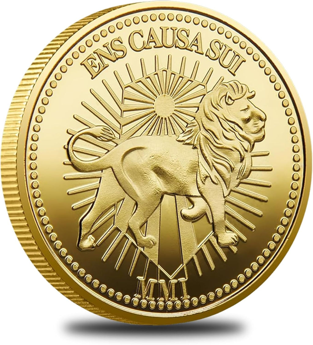 John Wick Continental Coin – 40MM Metal Souvenir, Gold-Plated Movie Prop Collectible