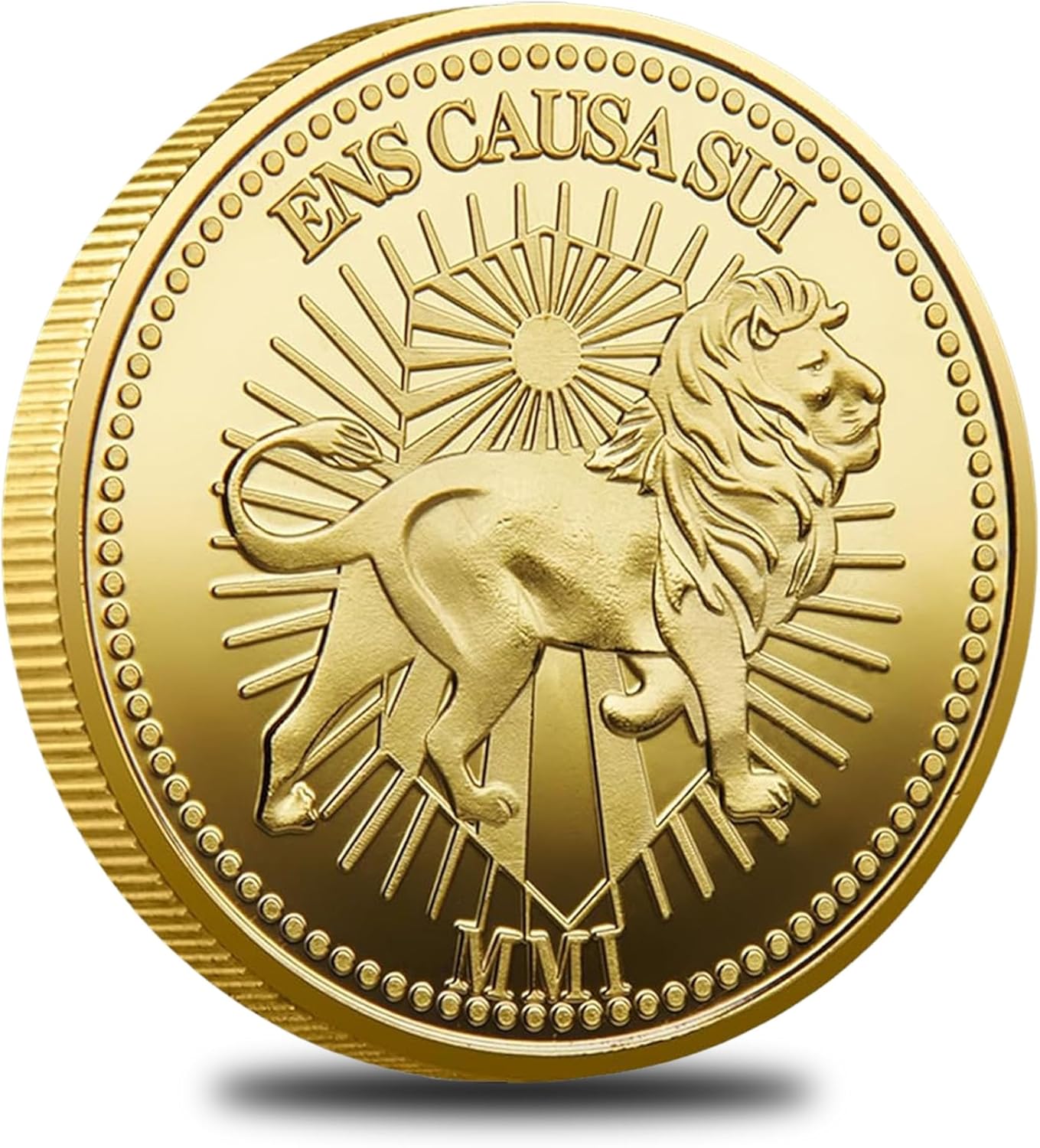 John Wick Continental Coin – 40MM Metal Souvenir, Gold-Plated Movie Prop Collectible