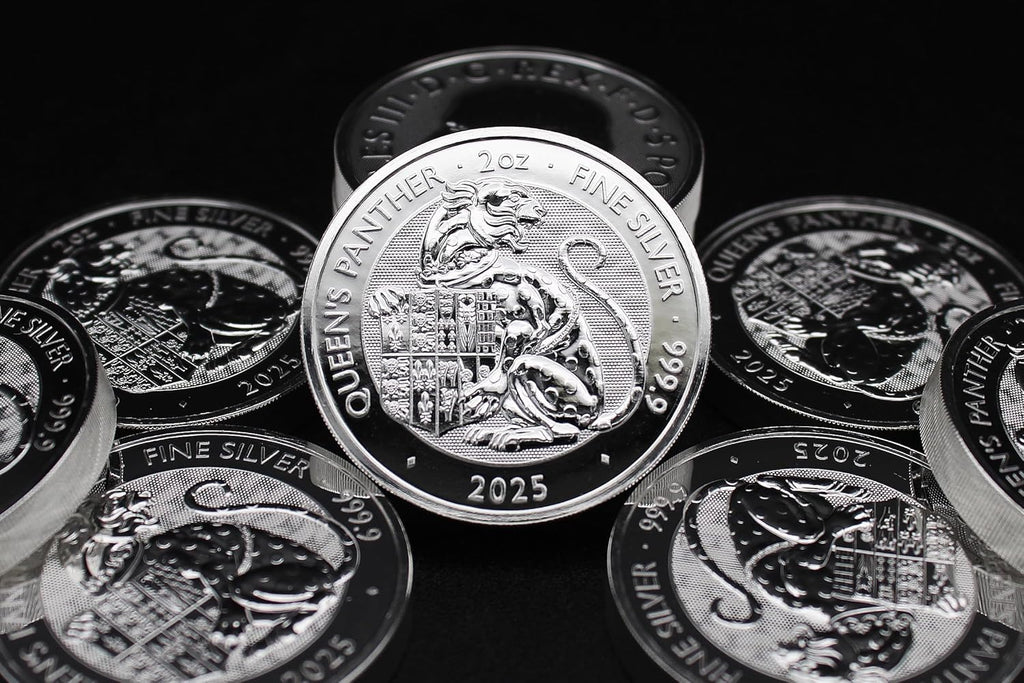 2025 2 oz British Silver Royal Tudor Beasts - Queen's Panther Coin Brilliant Uncirculated with a Certificate of Authenticity £5 Seller BU